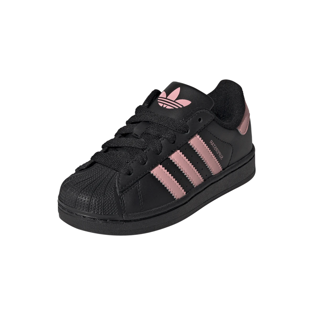 Adidas Superstar II Black Glow Pink (PS)