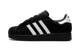 Adidas Superstar II Black Ponyhair