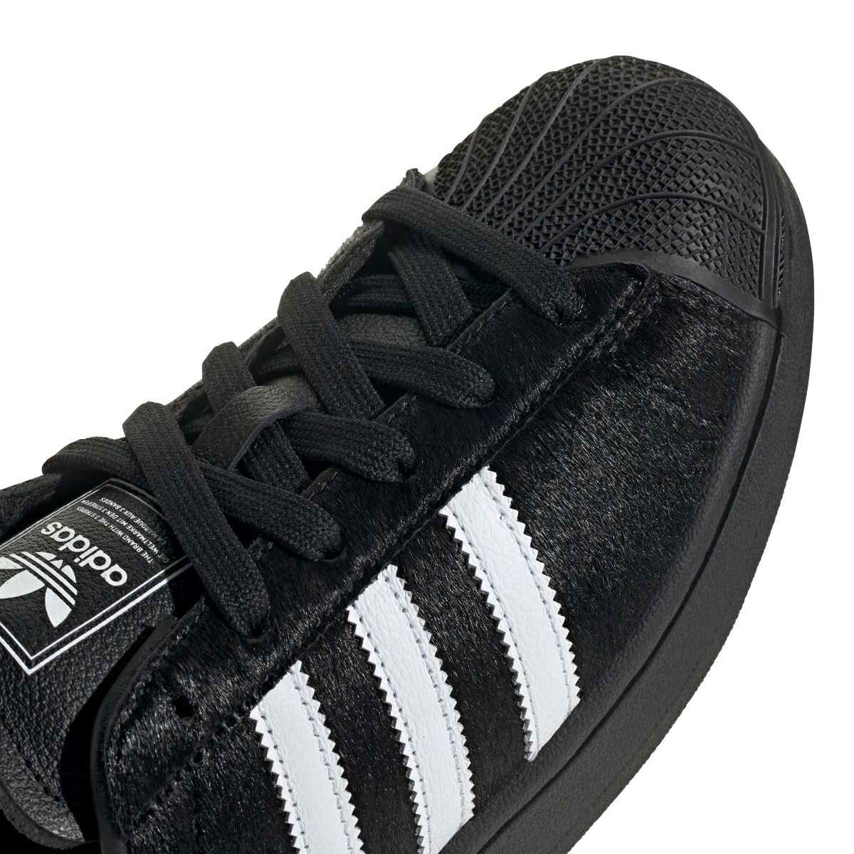 Adidas Superstar II Black Ponyhair, Core Black/White (JH9475)