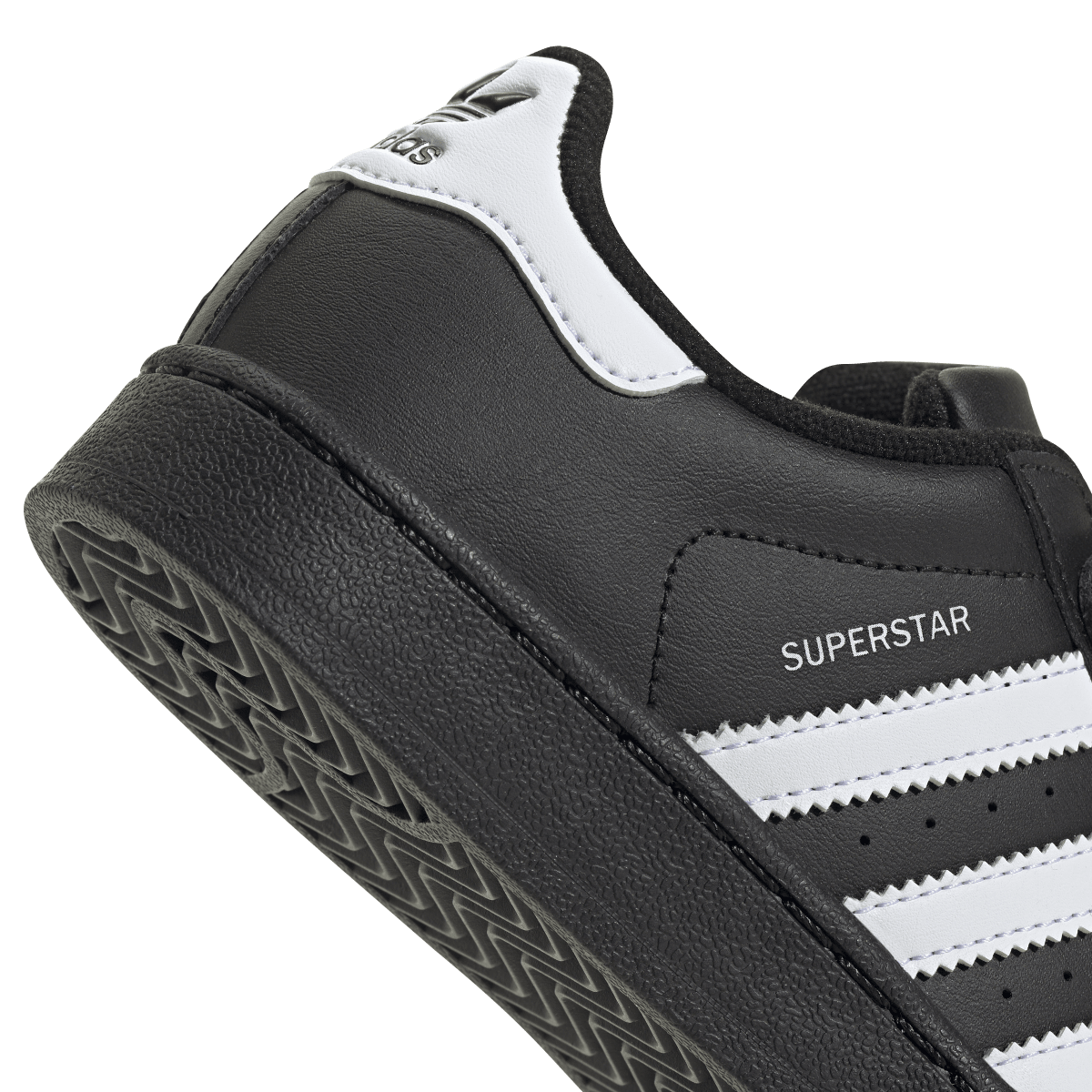 Adidas Superstar II Comfort Closure Core Black Cloud White (PS)