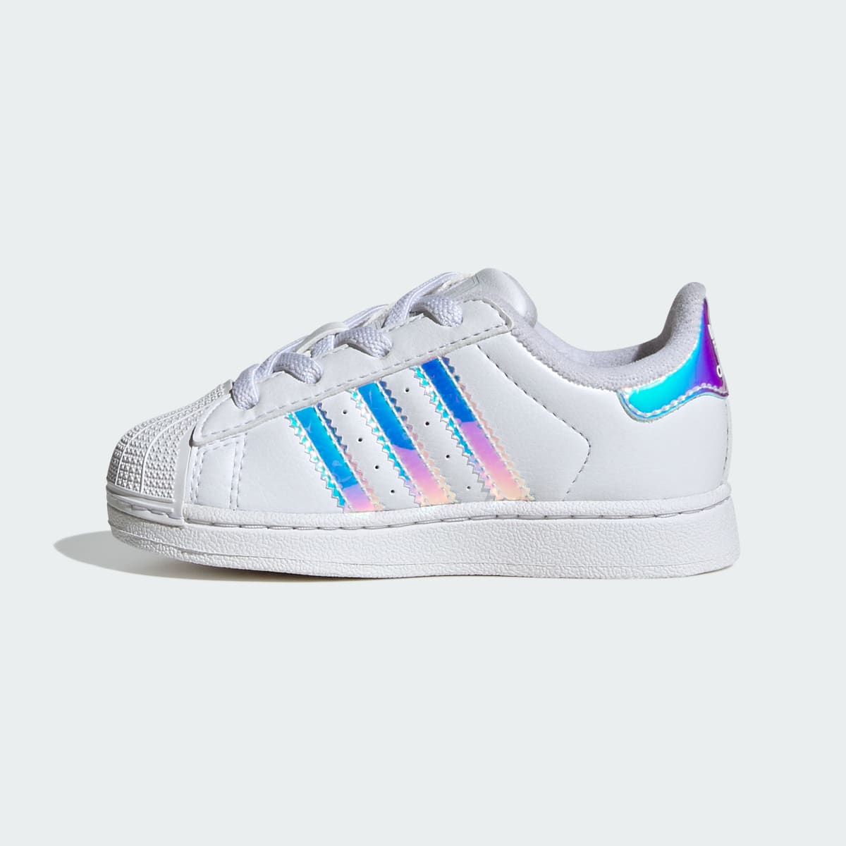 Adidas Superstar II Comfort Closure White Iridescent Stripes (TD)