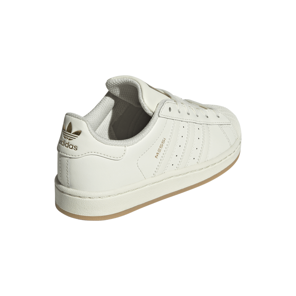 Adidas Superstar Messi Little Kid Ivory