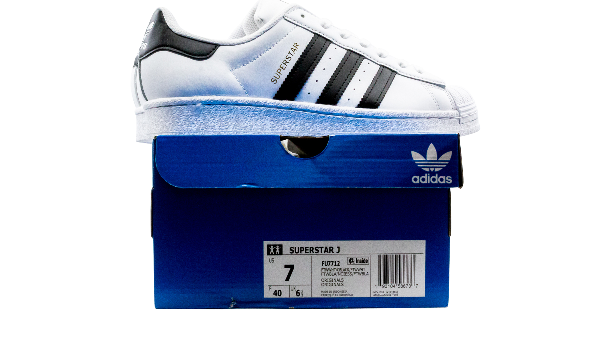 Adidas Superstar White Black