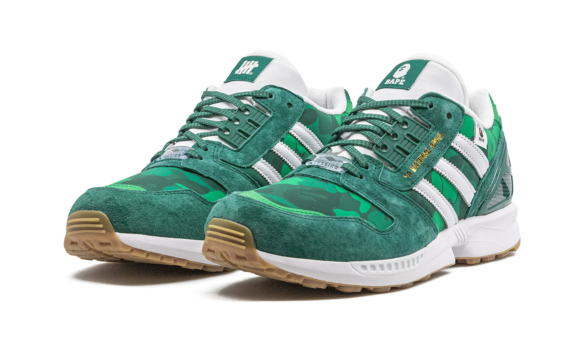 Adidas ZX 8000 Bape Undefeated Green