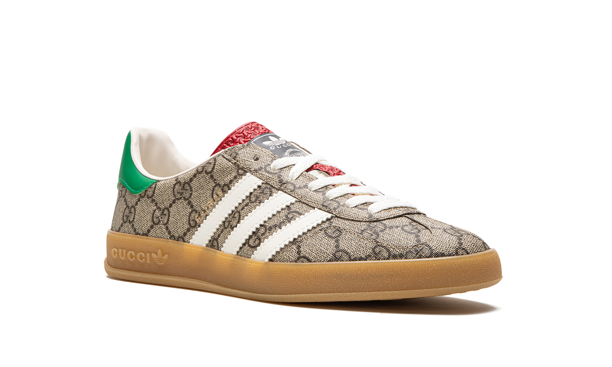 Adidas x Gucci Gazelle Beige GG Monogram