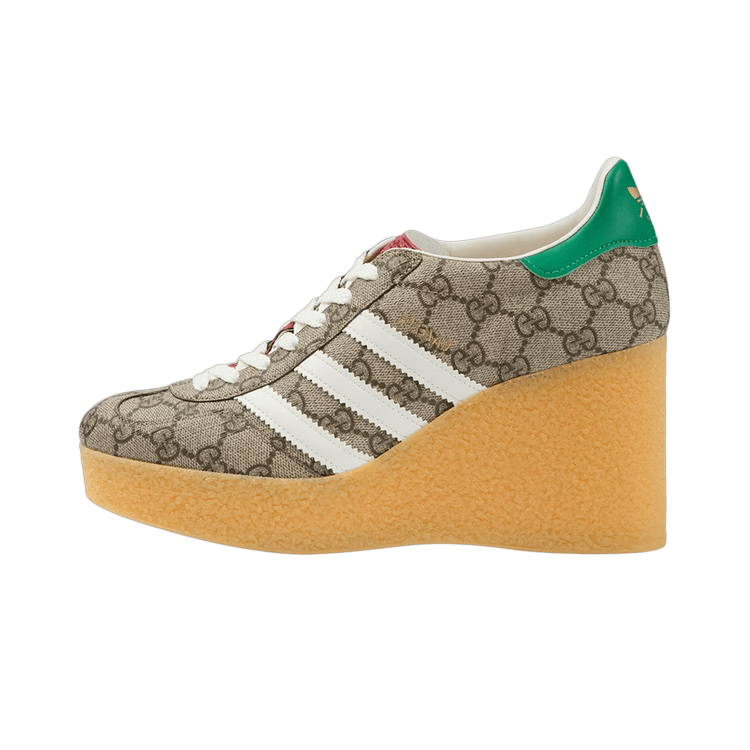Adidas x Gucci Gazelle Wedge Beige GG Monogram