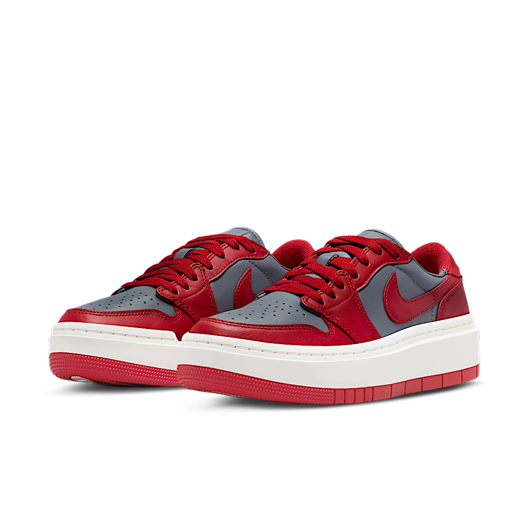 Air Jordan 1 Elevate Low Dark Grey Varsity Red, Dark Grey/Varsity Red-Sail (DH7004-006)