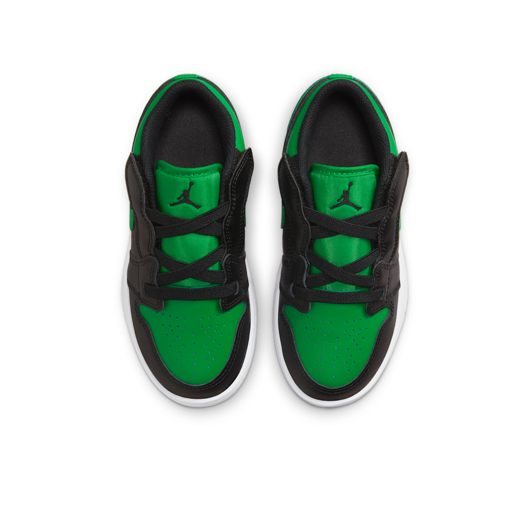 Air Jordan 1 Low ALT Black Lucky Green White (PS) - Sneak