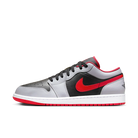 Air Jordan 1 Low Black Light Smoke Grey Gym Red, Black/Light Smoke Grey/Gym Red (553558-060)