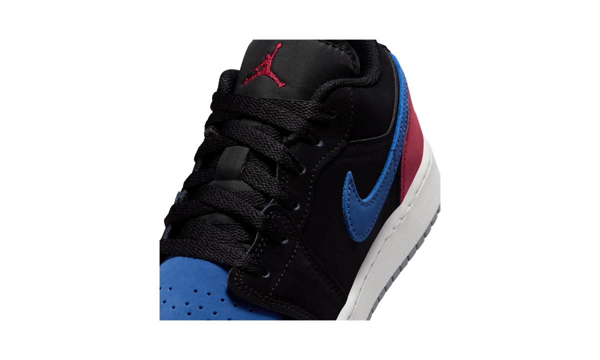 Air Jordan 1 Low Black True Blue Varsity Red