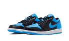 Air Jordan 1 Low Black University Blue, Black/Black-University Blue-White (553558-041)