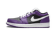Air Jordan 1 Low Court Purple Black