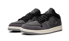 Air Jordan 1 Low Craft Inside Out Black, Black/Grey-Orange (DN1635-001)