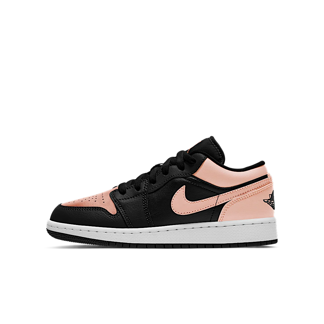 Air Jordan 1 Low Crimson Tint, Black/Crimson Tint-White (553560-034)