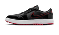 Air Jordan 1 Low Golf Spiked Bred Black Patent
