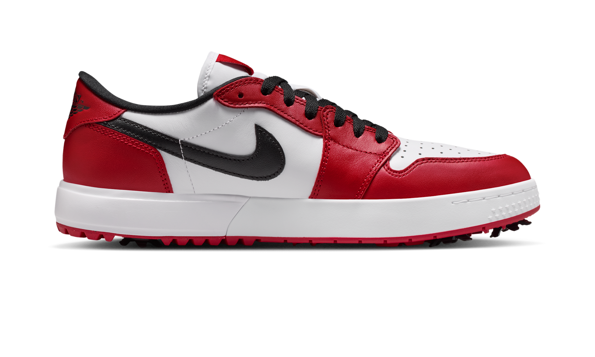 Air Jordan 1 Low Golf Spiked Varsity Red White Black