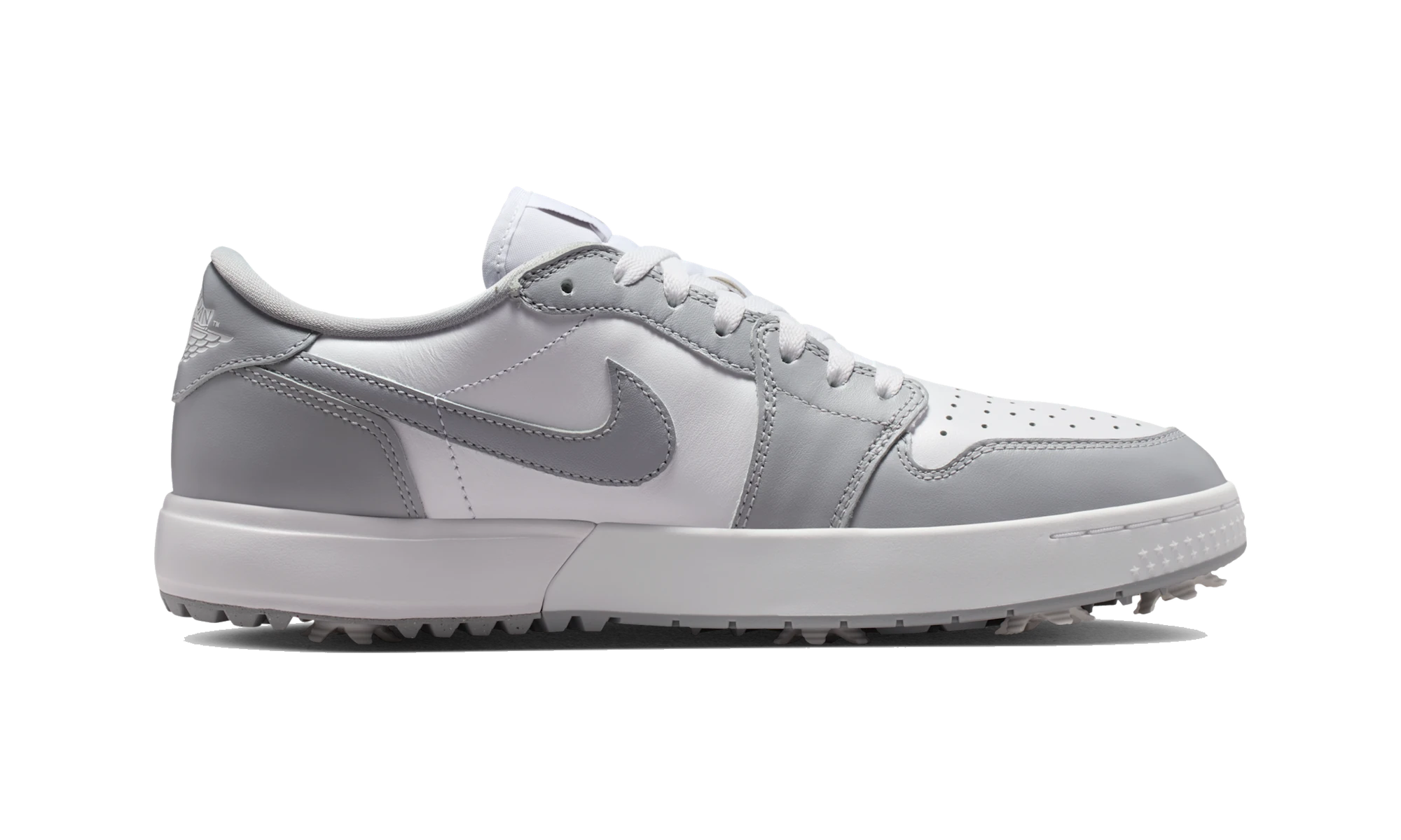Air Jordan 1 Low Golf Spiked Wolf Grey White