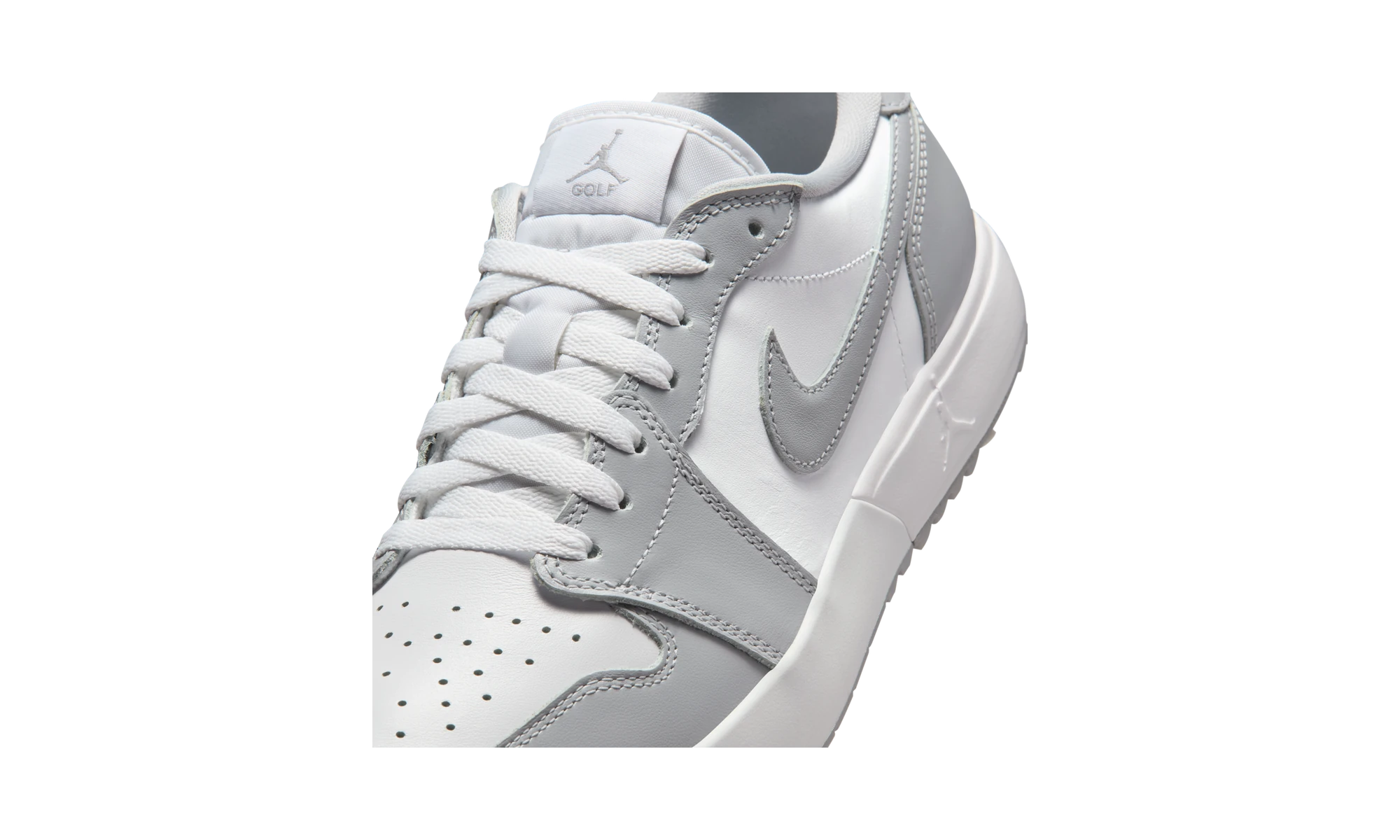 Air Jordan 1 Low Golf Spiked Wolf Grey White