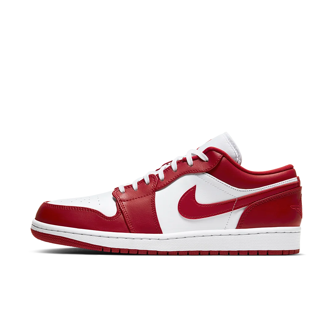 Air Jordan 1 Low Gym Red White, Gym Red/Gym Red-White (553558-611)