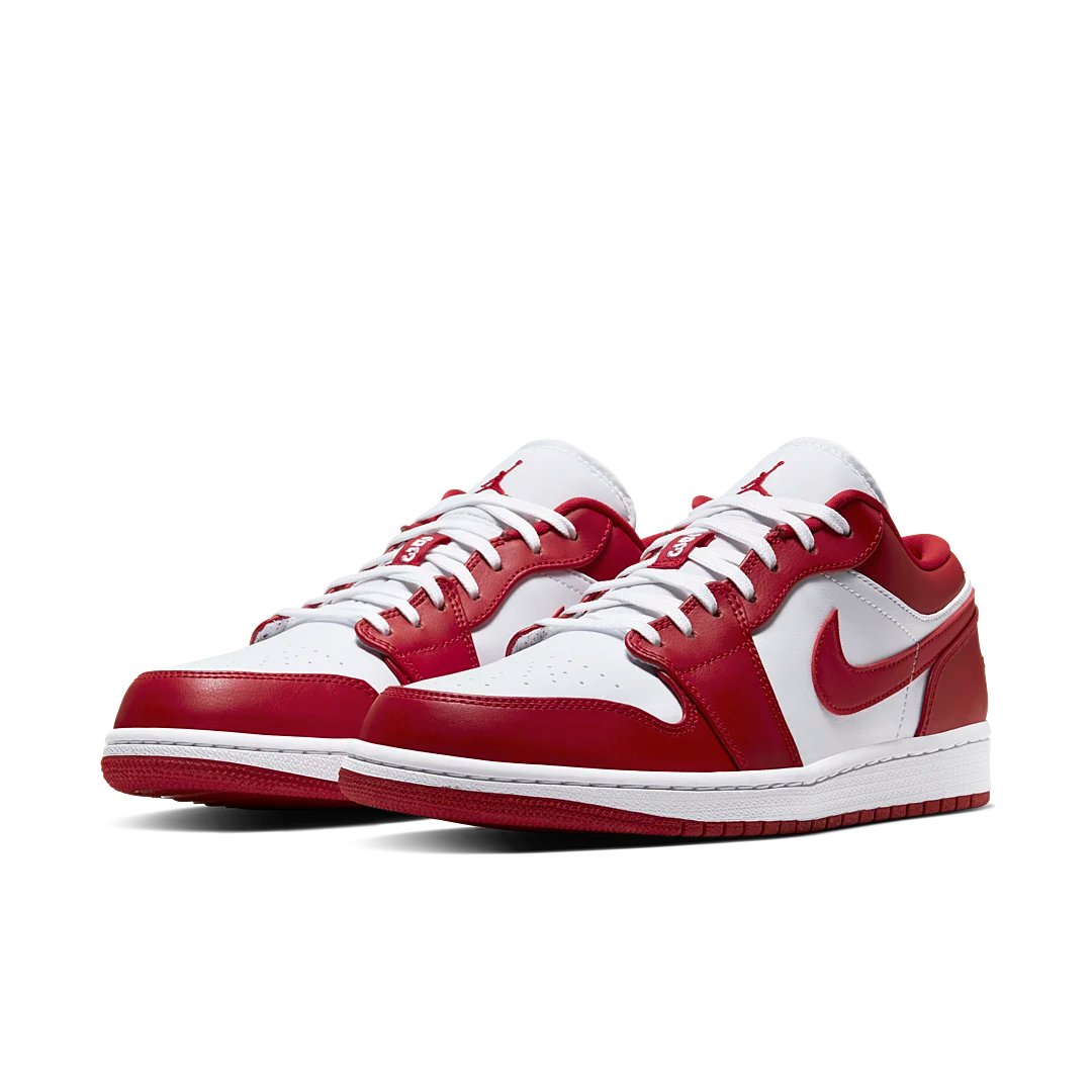 Air Jordan 1 Low Gym Red White, Gym Red/Gym Red-White (553558-611)