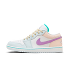 Air Jordan 1 Low Multi-Color Sashiko, White/White/Blue Tint/Rush Fuchsia (FV3623-151)