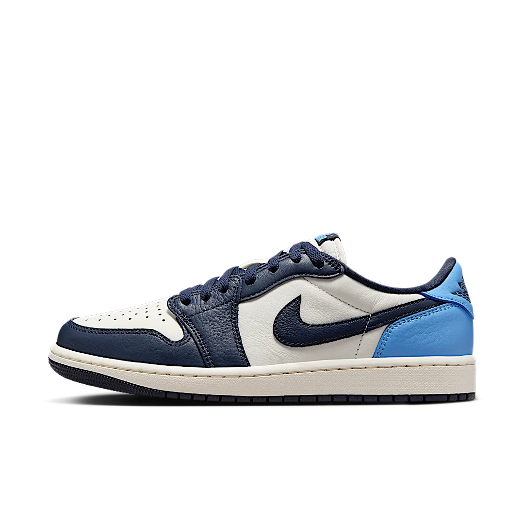 Air Jordan 1 Low OG Obsidian UNC, Obsidian/University Blue-Sail (CZ0790-400)