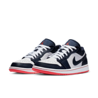 Air Jordan 1 Low Obsidian Ember Glow, Obsidian/Ember Glow-White (553558-481)