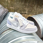 Air Jordan 1 Low Paris, White/Sky Grey-Football Grey (CV3043-100)