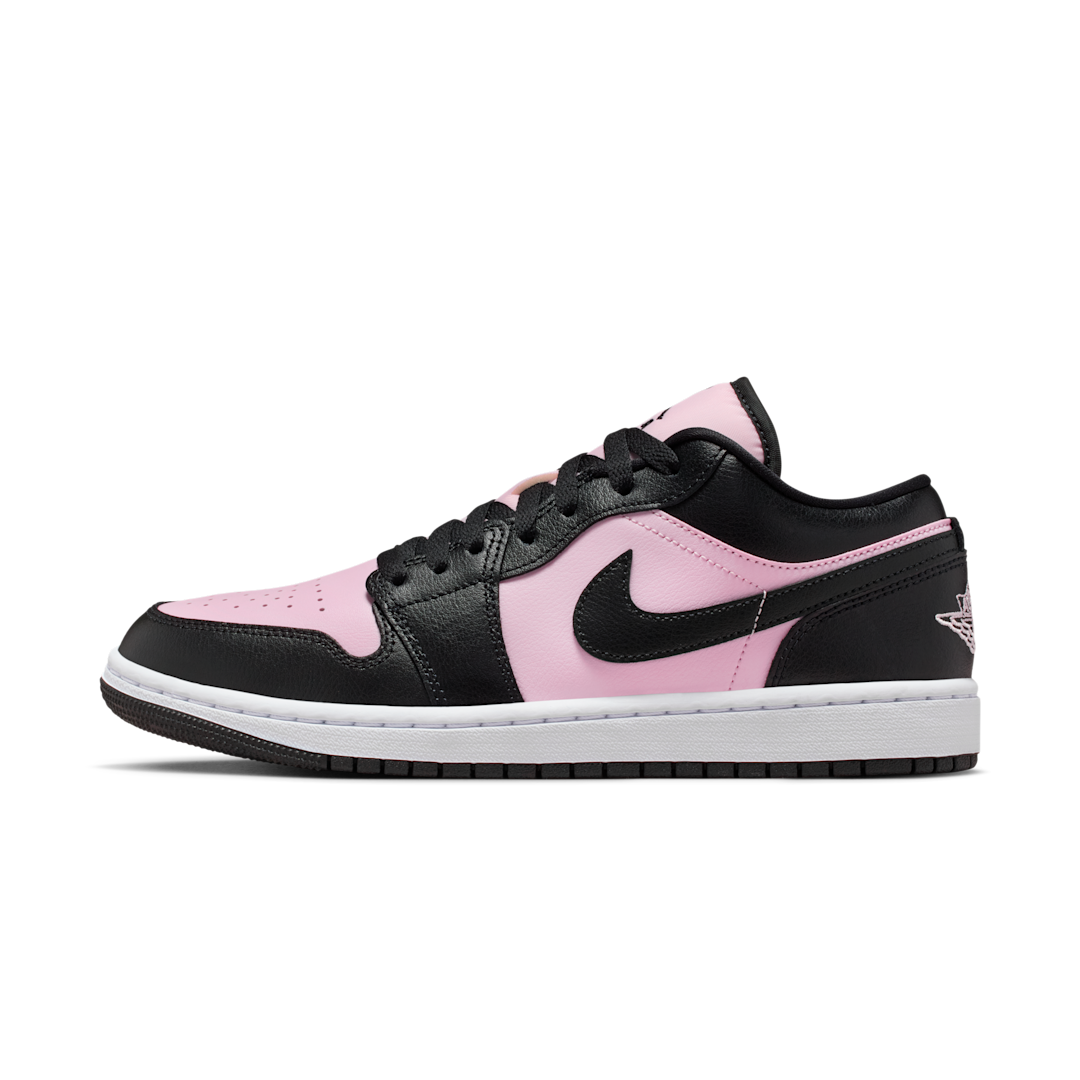 Air Jordan 1 Low Pink Foam Black, Pink Foam/White/Black (IO3394-663)