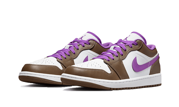 Air Jordan 1 Low Purple Mocha, Palomino/Wild Berry-White (553558-215 / 553560-215)