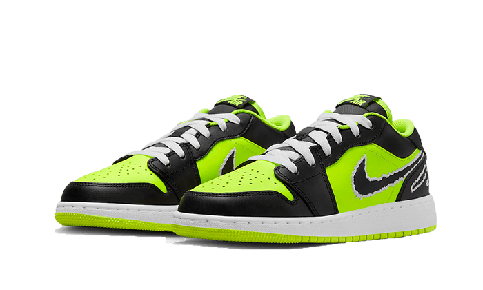 Air Jordan 1 Low SE Black Cat Volt, Volt/White/Black (DX6666-701)