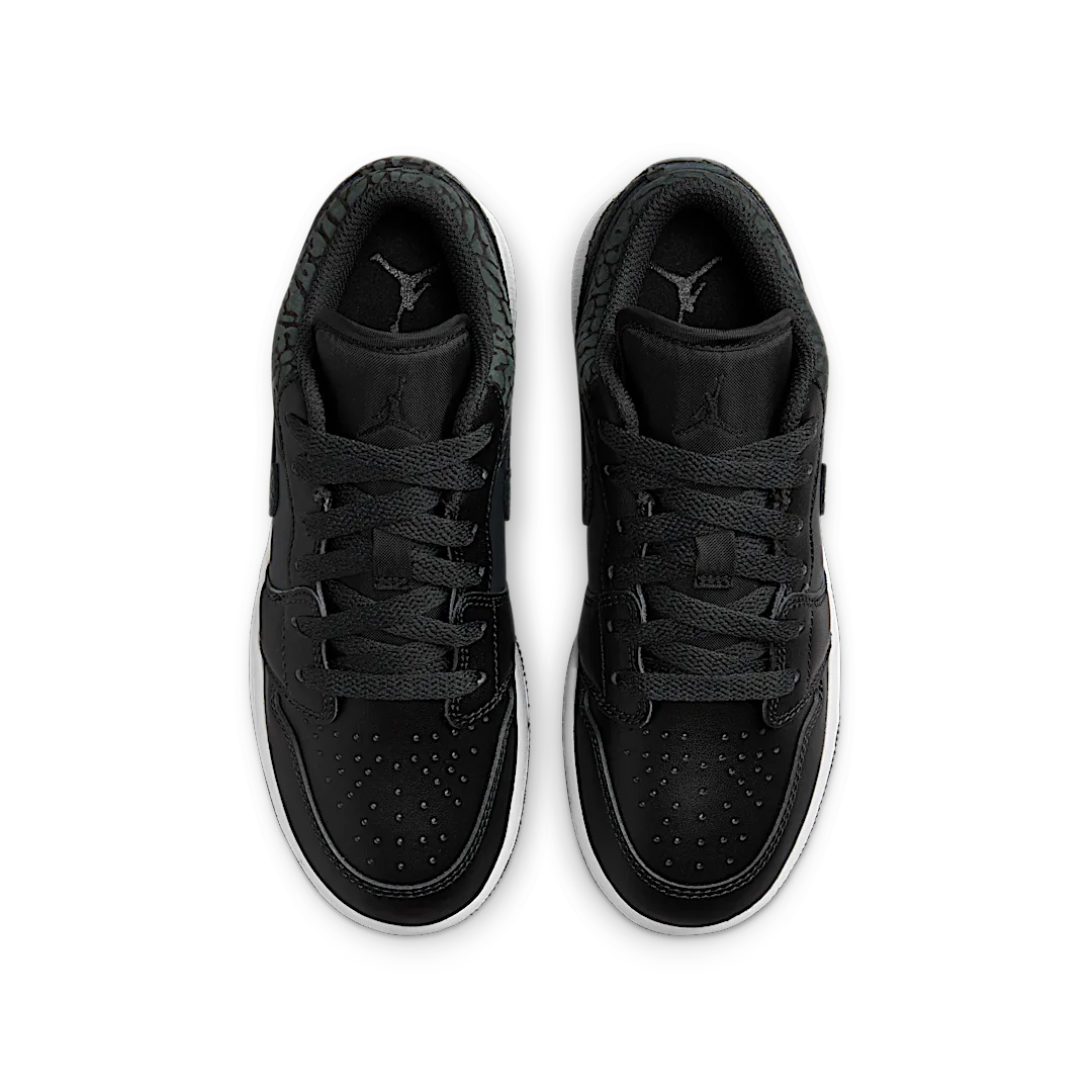 Air Jordan 1 Low SE Black Elephant, Off Noir/Black/White/Black (FB9908-001)