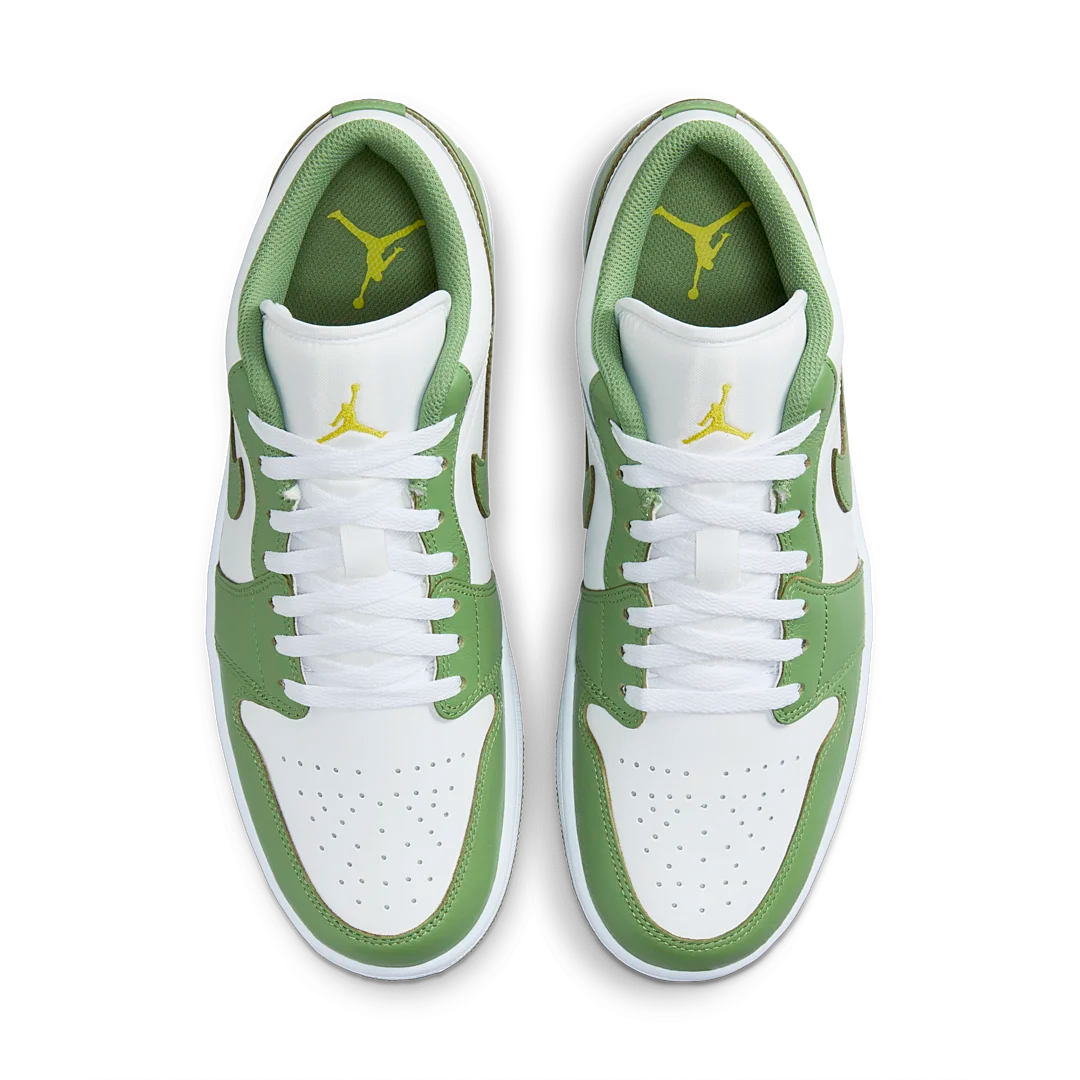 Air Jordan 1 Low SE Chlorophyll, White/Lightning-Chlorophyll (HF4823-100)