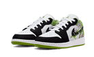 Air Jordan 1 Low SE Floral Vines, White/Black/Altitude Green/Lavender Mist/Vivid Green/Gym Red (DQ8389-100)