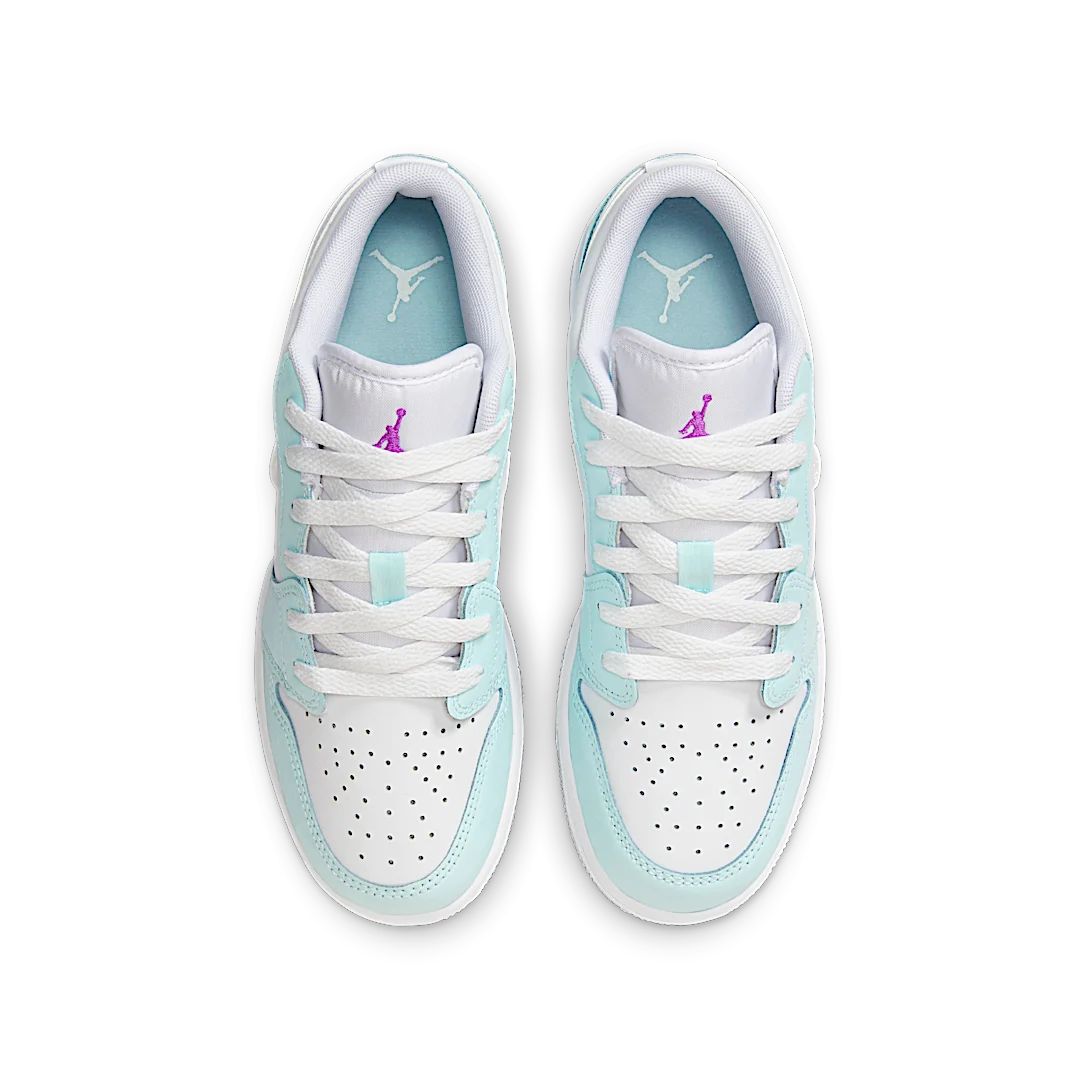 Air Jordan 1 Low SE Glacier Blue, Glacier Blue/Multi-Color/White/Glacier Blue/White/Super Violet (HJ3481-491)