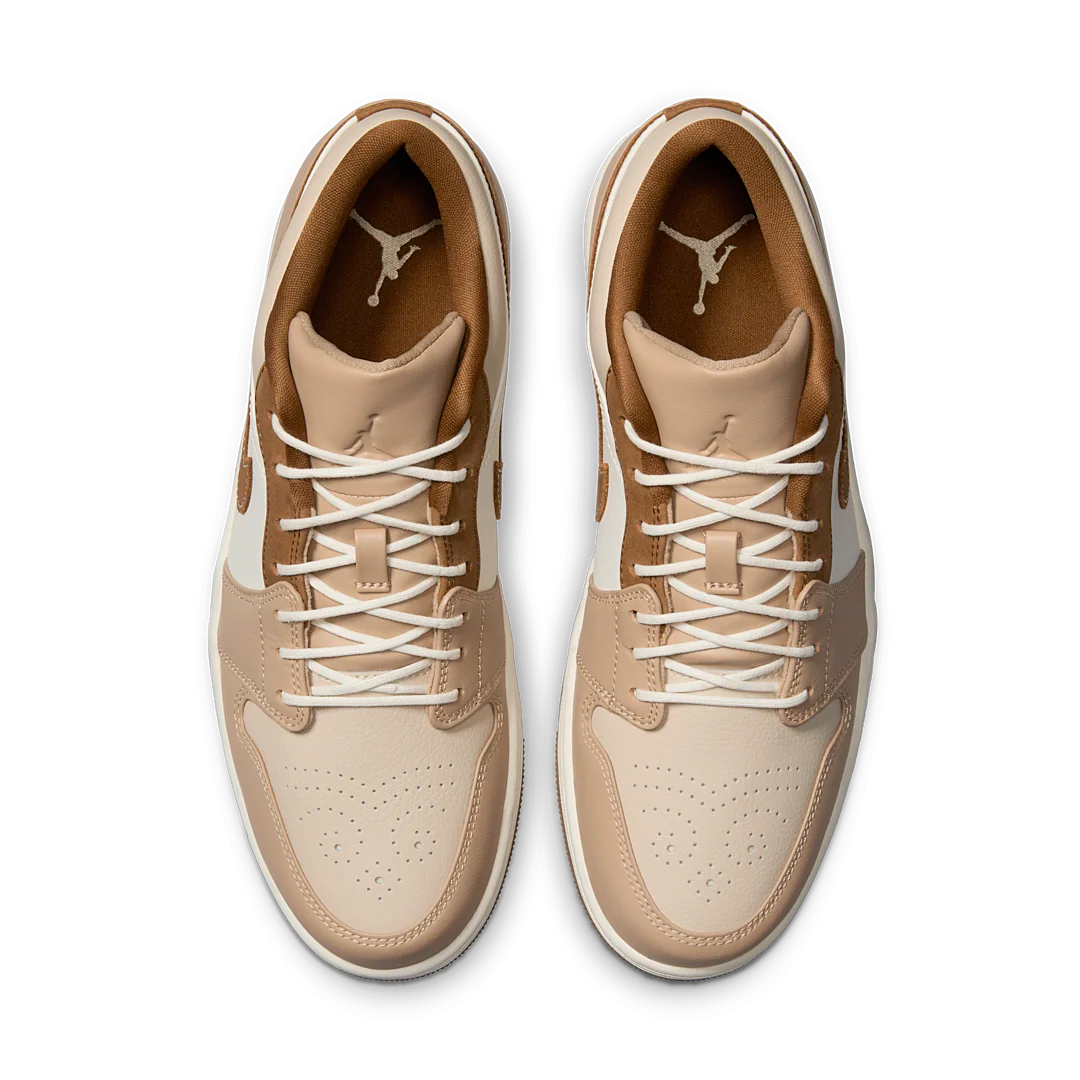 Air Jordan 1 Low SE Hemp Light British Tan, Hemp/Light British Tan-Sail-Oatmeal (HF5753-221)