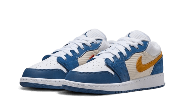 Air Jordan 1 Low SE Messy Room, French Blue/Chutney White/Gym Red (DR6960-400)