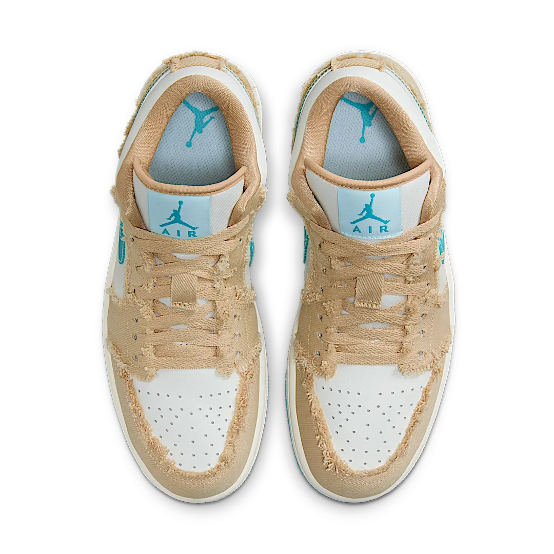 Air Jordan 1 Low SE Wave, Sesame/Glacier Blue/Sail/Dusty Cactus (HF4983-252)