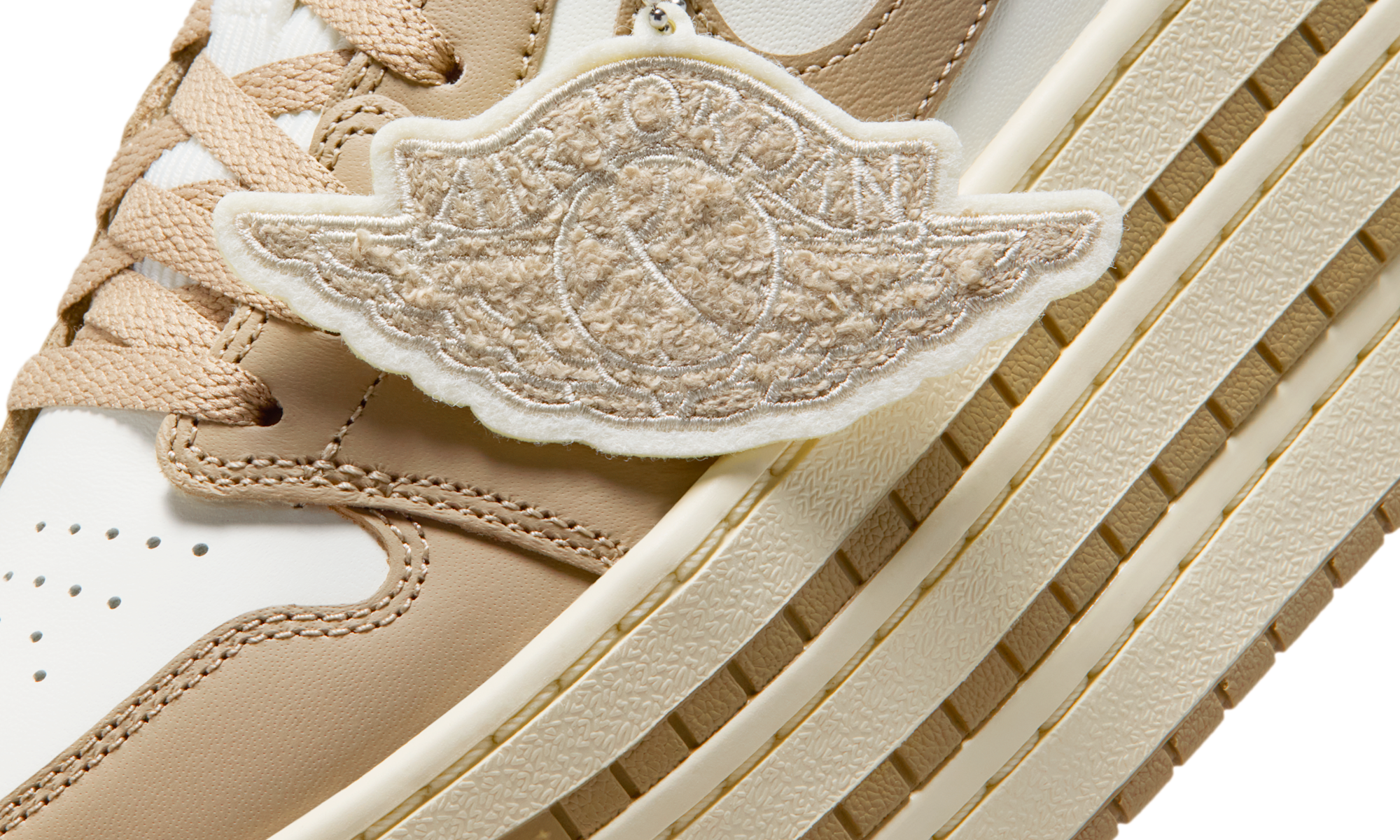 Air Jordan 1 Low Triple Stack Khaki Sail
