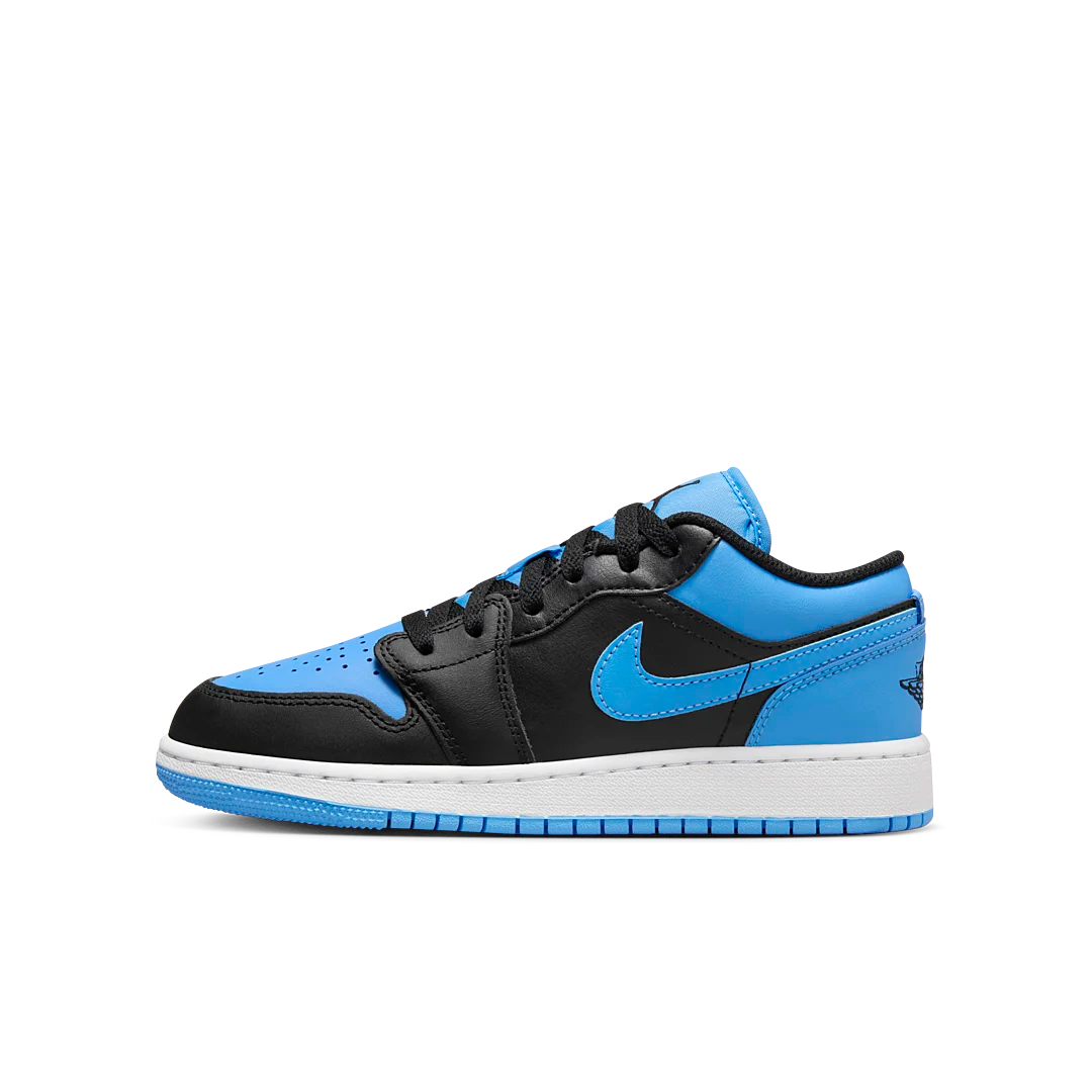 Air Jordan 1 Low University Blue, Black/Black/University Blue/White (553560-041)