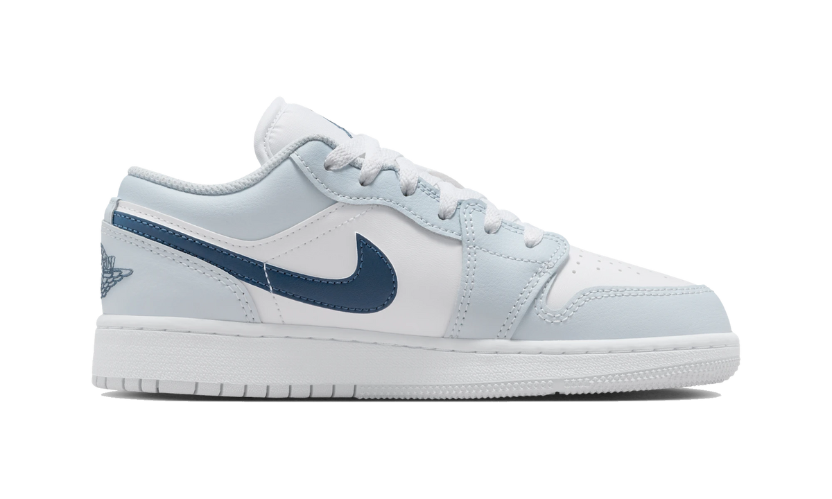 Air Jordan 1 Low White Aura Squadron Blue