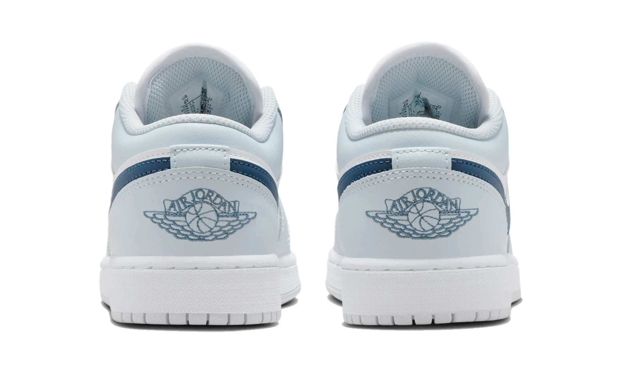 Air Jordan 1 Low White Aura Squadron Blue