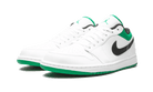 Air Jordan 1 Low White Lucky Green Black, White/Lucky Green-Black (553558-129)