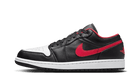 Air Jordan 1 Low White Toe, Black/Fire Red/White (553558-063)