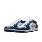 Air Jordan 1 Low Wolf Grey Midnight Navy, White/Wolf Grey/Midnight Navy (553558-141)