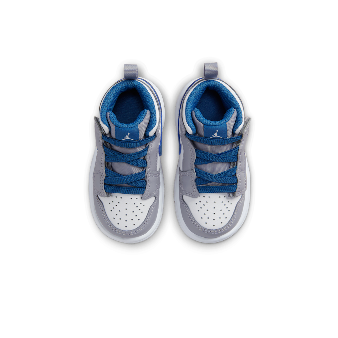 Air Jordan 1 Mid Alt Cement Grey True Blue (TD) - Sneak