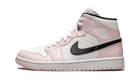 Air Jordan 1 Mid Barely Rose, Light Violet/Black-White (BQ6472-500)