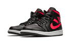 Air Jordan 1 Mid Black Siren Red, Black/Siren Red-White (BQ6472-004)