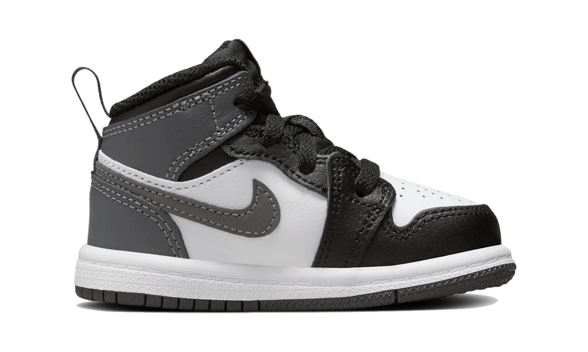 Air Jordan 1 Mid Black White Iron Grey (TD)
