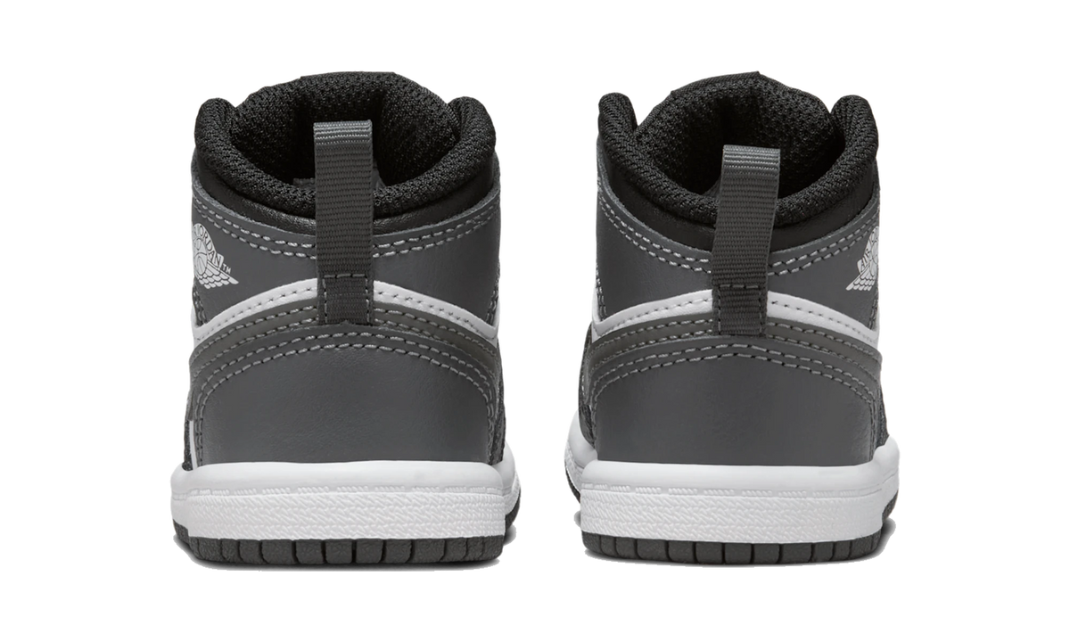 Air Jordan 1 Mid Black White Iron Grey (TD)